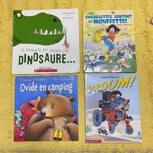 French Storybook Collection-4 Books -Great for Home or the Classroom